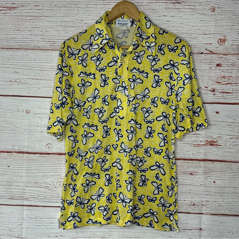 Lilly Pulitzer Men’s Stuff Vintage 60’s Polo Shirt Sz S